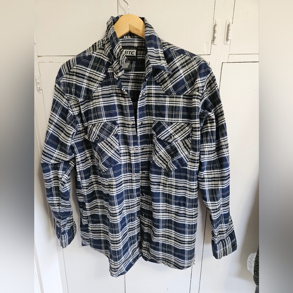 BTC flannel shirt Size L - Picture 1 of 8